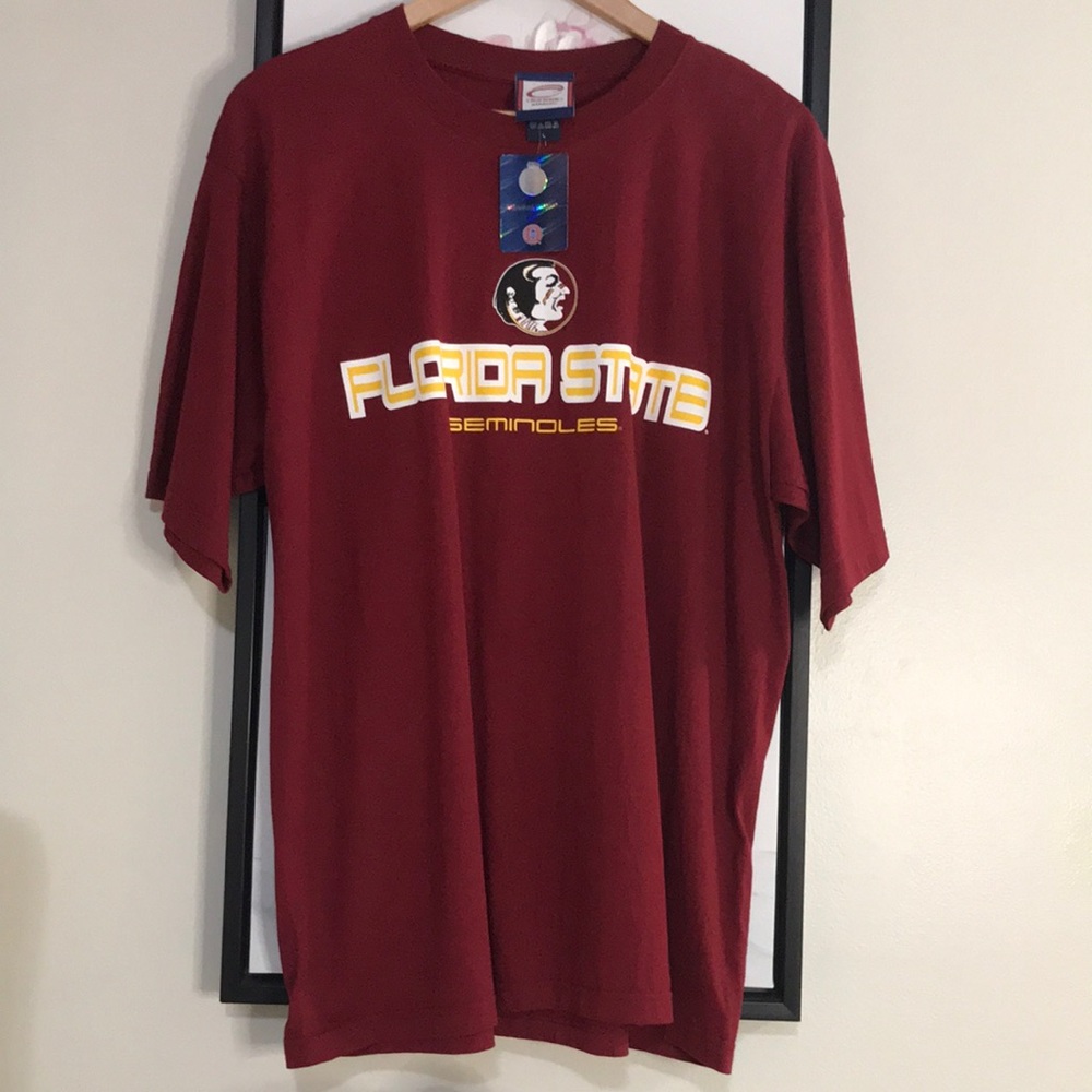 NWT Cadre Athletic Florida State Seminoles 100% Cotton T-Shirt - Large